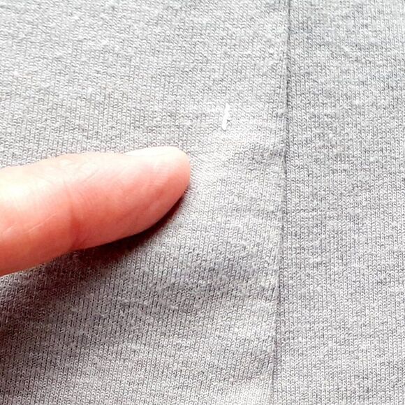 Old Navy Jersey Quarter Sleeves Swing Heather Gray Dress Size Small Fits Medium - Picture 7 of 7